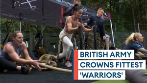 British Army's fittest soldiers compete in Warrior Fitness challenge