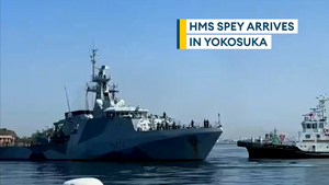  HMS Spey receives warm welcome in Japanese port of Yokosuka