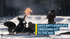 Nato battlegroup's firepower tested on Exercise Ramming Bull