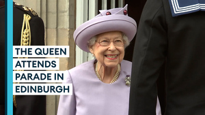 The Queen has attended an Armed Forces act of loyalty parade in Scotland