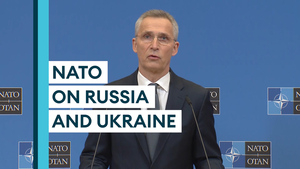 NATO chief: Ukraine talks must address Russian actions