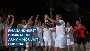 Royal Military Academy Sandhurst win 2023 Army Minor Units cup final