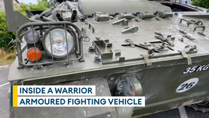 Take a tour of the British Army's Warrior