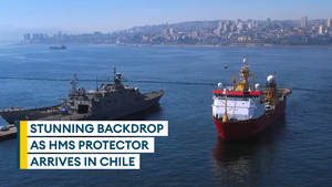 Royal Navy's ice patrol ship takes part in Exercise Unitas