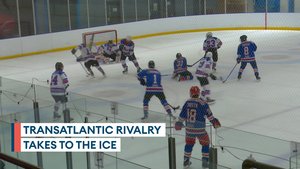 USAF Tri-Base Lightening grounds RAF Vulcans in high scoring ice hockey spectacle