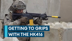 British troops get hands-on with French army's German rifle