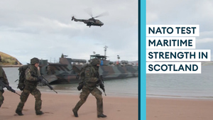NATO Test Maritime Strength In Exercise Off Scottish Coast