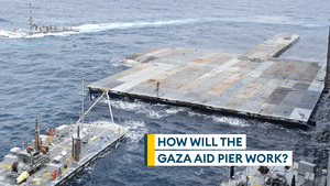 How will the US' Gaza aid pier work?