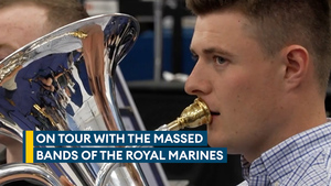 What it's like being part of the Massed Bands of the Royal Marines