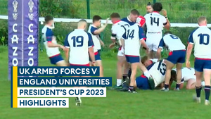 UK Armed Forces men's rugby league team lose deciding President's Cup clash