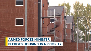 Minister promises immediate action to improve military accommodation 