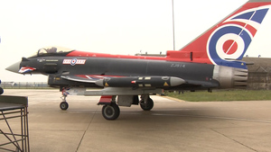 Union Flag Typhoon Unveiled At RAF Coningsby