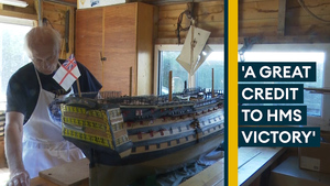 Man completes HMS Victory replica after 50 years of work