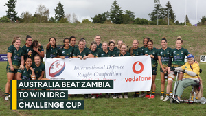 Australia win IDRC Challenge Cup with win over Zambia