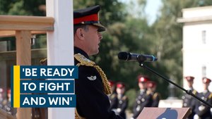 Defence an international effort, Sandhurst cadets told