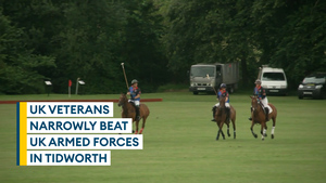UK Veterans narrowly beat UK Armed Forces in thrilling game of Polo
