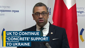 Foreign Secretary promises 'action – not just words' from UK during Kyiv visit