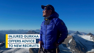Ex-Gurkha's advice: Out of injury comes hope and optimism