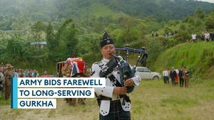 British Army bids farewell to Nepali warrior
