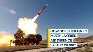 How does Ukraine's layered air defence system work?