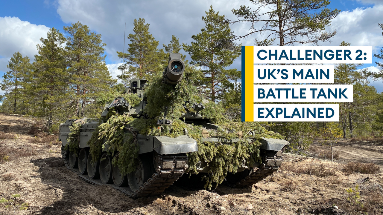 UK Challenger Tanks Destroy Russia's Concrete Positions With Ease