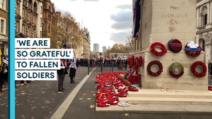 Jewish veterans hold Remembrance parade at Cenotaph