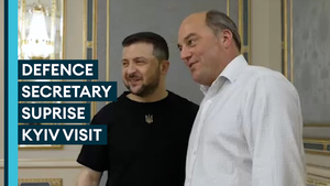 Ben Wallace meets President Zelensky in surprise trip to Kyiv