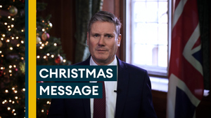 Sir Keir Starmer praises UK Armed Forces for making 'world a safer place' in Christmas message