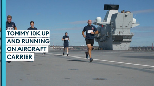 Charity Event Up And Running On HMS Prince Of Wales