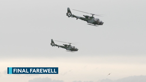 Gazelle bids farewell in UK-wide flypast