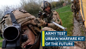 Army Warfighting Experiment 23: Army test urban warfare kit of future