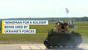Autonomous combat vehicle being put to use by Ukraine