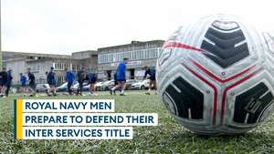Royal Navy prepare to face RAF at Fratton Park