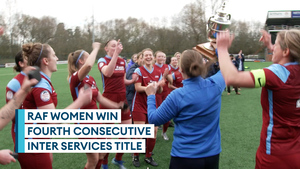 Royal Air Force women win fourth consecutive Inter Services title 