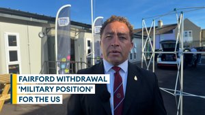 The UK is 'comfortable' with RAF Fairford's security, minister says