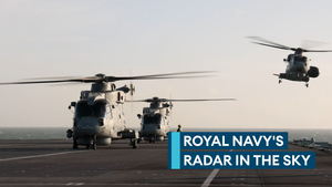 Crownest: The powerful radar fitted to the Merlin helicopter sent to Cyprus 