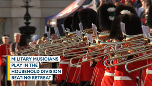 Military musicians show off their talent at Beating Retreat