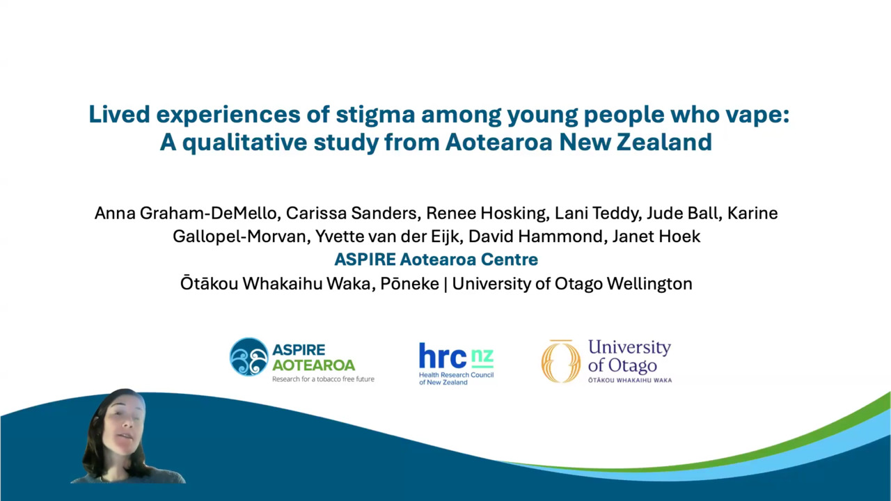 Lived experiences of stigma and altered self-perceptions among young people  who are addicted to ENDS: a qualitative study from Aotearoa New Zealand |  Tobacco Control