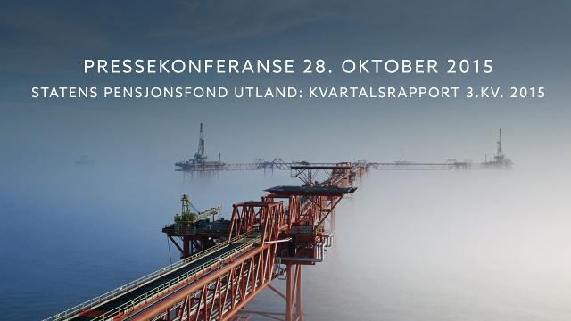 Press conference - 3Q report 2015 (in Norwegian)