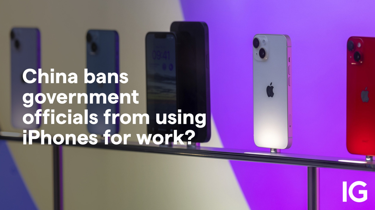 China Bans Government Officials From Using Iphones For Work Wsj Ig International 