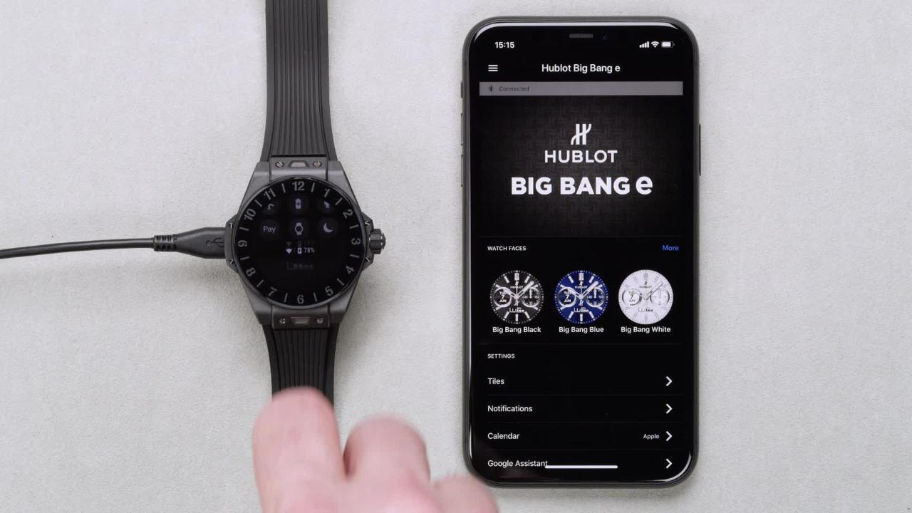 Hublot cheap connected watch