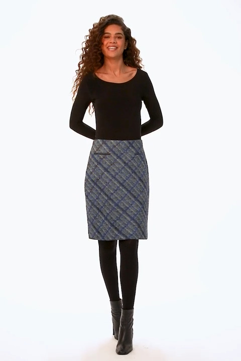 Flannel pencil clearance skirt