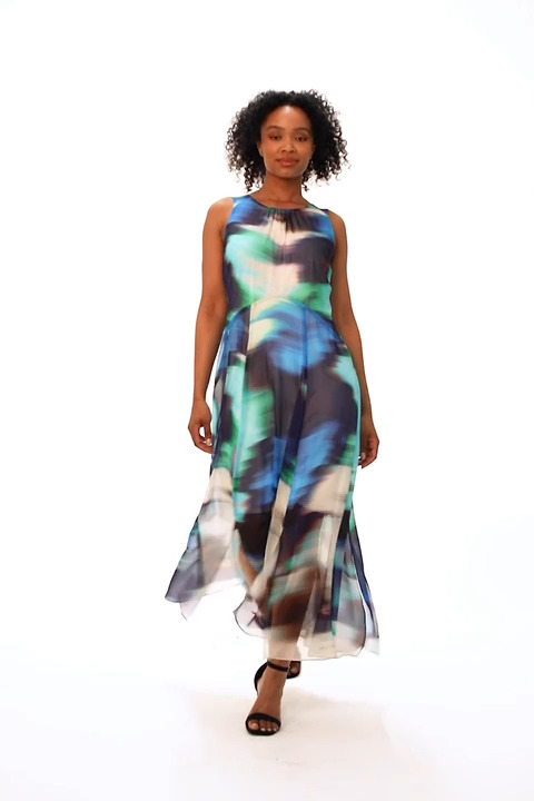 Coast riona print jacquard sales dress