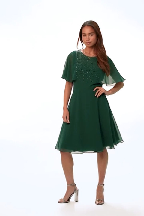Asos Edition Embellished Skater Skater Dress Boutique Green Petite