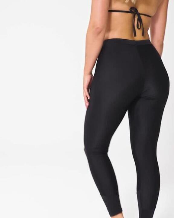 Women’s surfing UV-protection leggings - + size black - Video 2