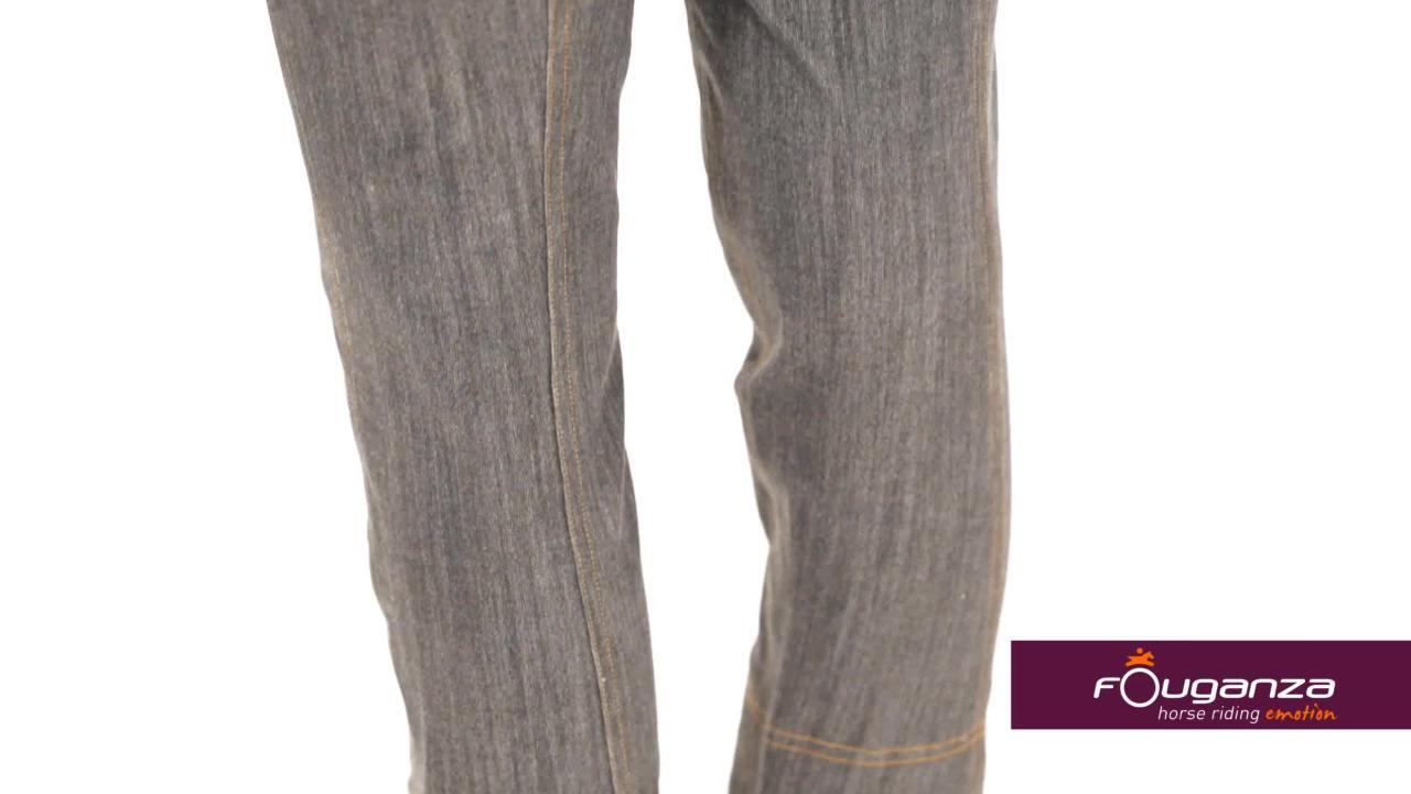 Fouganza Straight-Leg Horse Riding Jeans Women's | Decathlon