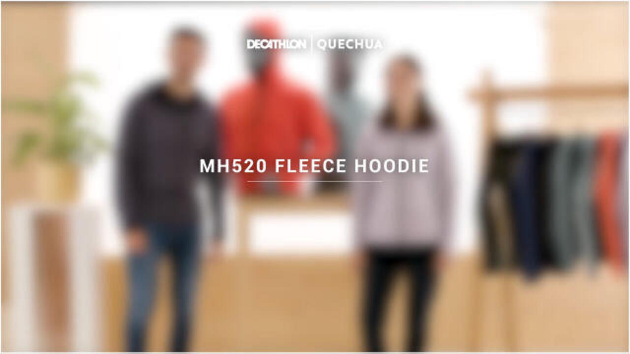 Men's Hiking Fleece Jacket - MH500 Hood - Video 2