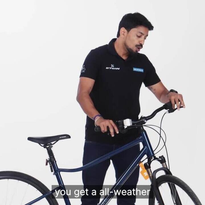 Hybrid Cycle Riverside 500 - Disc Brakes, Aluminium Frame, 63mm Suspension - Video 2