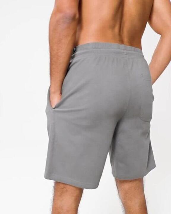 Men's Shorts For Gym Cotton Rich 500 - Grey - Video 2