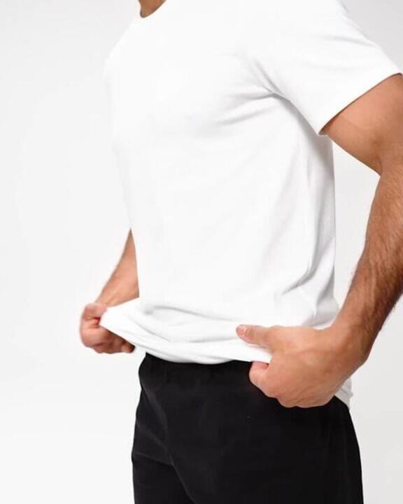 Men's Fitness Cotton T-Shirt 100 Sportee - White - Video 2